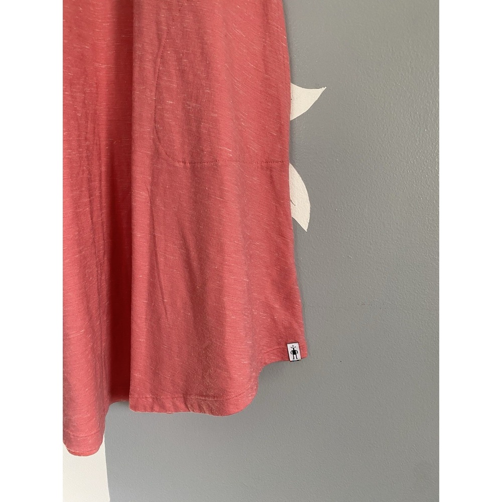 Smartwool Women's Everyday Exploration Dress Size S 150 Merino Wool Hemp Coral - Picture 3 of 8